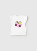 MAYORAL: GIRLS CHERRY BLOUSE
