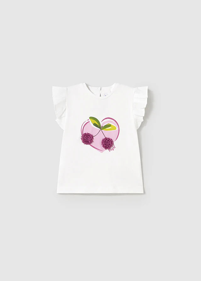 MAYORAL: GIRLS CHERRY BLOUSE
