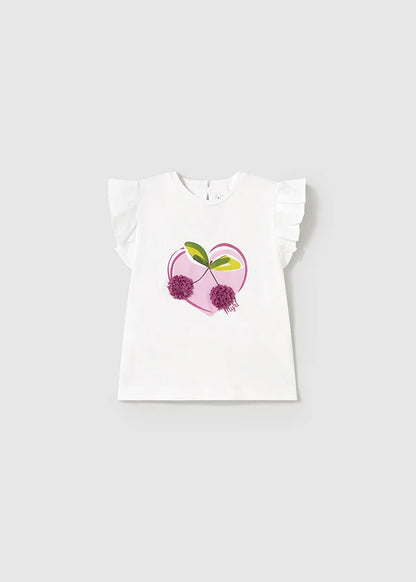 MAYORAL: GIRLS CHERRY BLOUSE