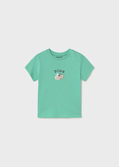 MAYORAL: INFANT BOYS DINO T-SHIRT with SHORTS