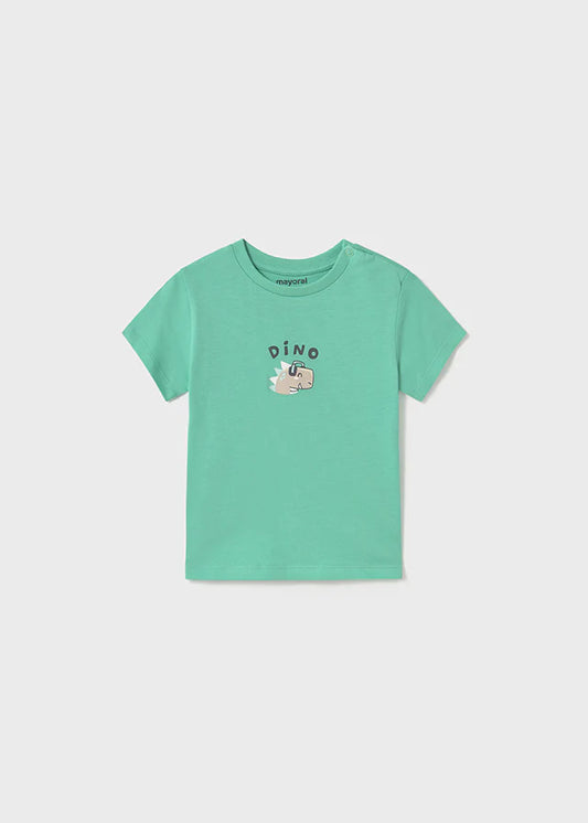 MAYORAL: INFANT BOYS DINO T-SHIRT with SHORTS