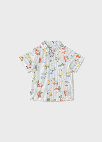 MAYORAL: BOYS SS BEACH FUN SHIRT
