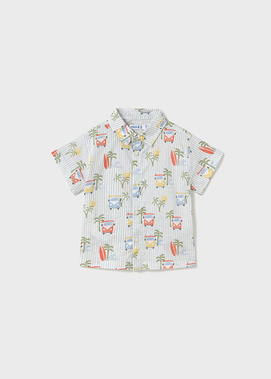 MAYORAL: BOYS SS BEACH FUN SHIRT