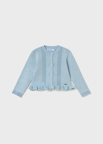MAYORAL: GIRLS BLUE CARDIGAN