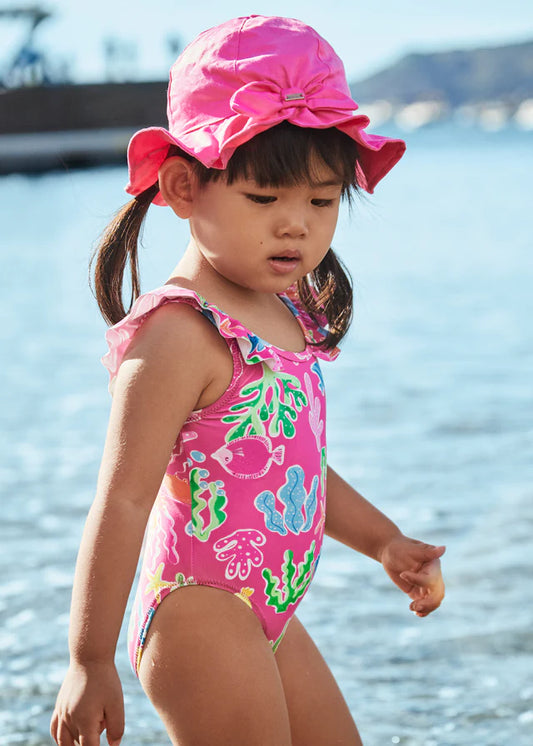 MAYORAL: SEA Swimsuit Fucsia