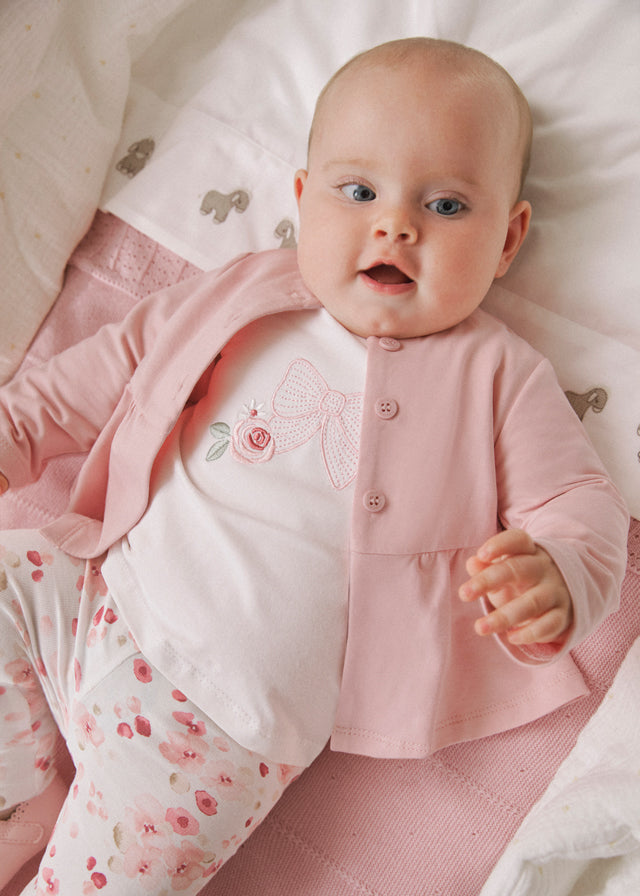 MAYORAL: GIRLS 3 PIECE LONG SLEEVE LEGGINGS SET
