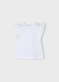 MAYORAL: WHITE GIRLS BLOUSE