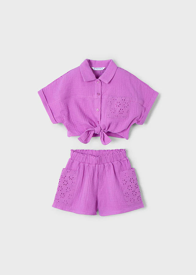 MAYORAL: GIRLS SHORT SET
