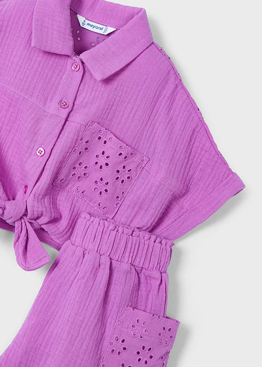 MAYORAL: GIRLS SHORT SET