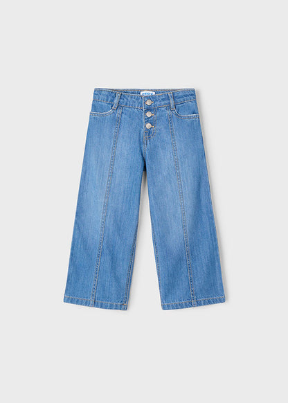 MAYORAL: GIRLS DENIM ANKLE JEANS