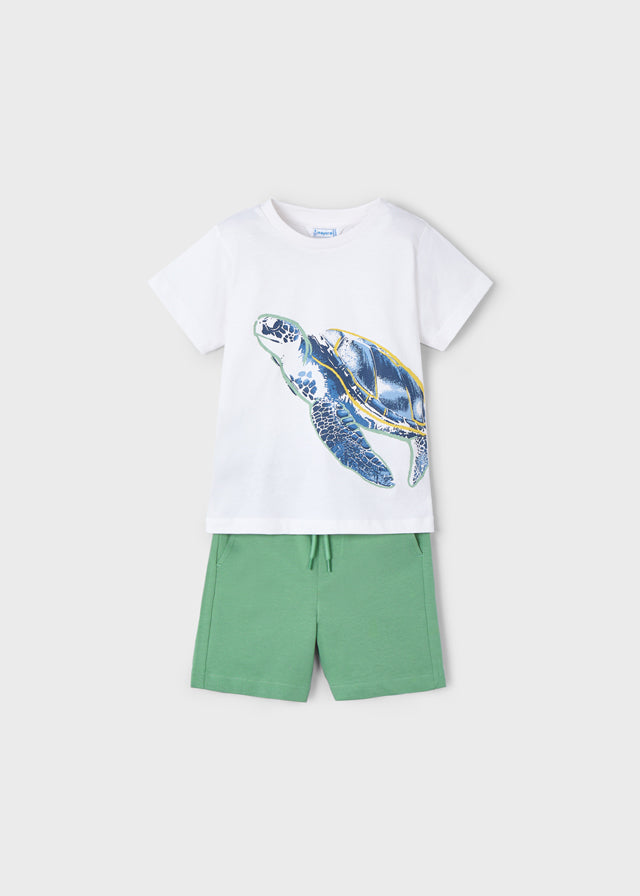 MAYORAL: BOYS TORTOISE SHORT SET