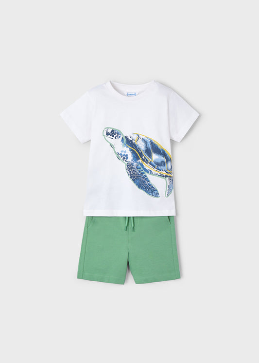 MAYORAL: BOYS TORTOISE SHORT SET