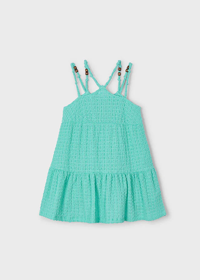 MAYORAL: GIRLS TURQUOISE DRESS
