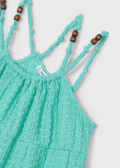 MAYORAL: GIRLS TURQUOISE DRESS