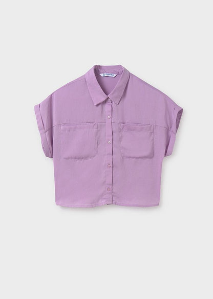 MAYORAL: GIRLS LILAC BLOUSE