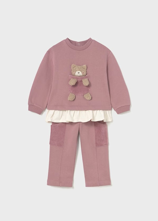 MAYORAL: BABY 2-PIECE TEDDY BEAR SET