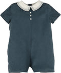 Luli & Me : Cozy Corduroy Boy Bubble - Blue