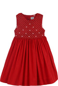 Luli & Me : Taffeta Bows Sleeveless Dress - Red