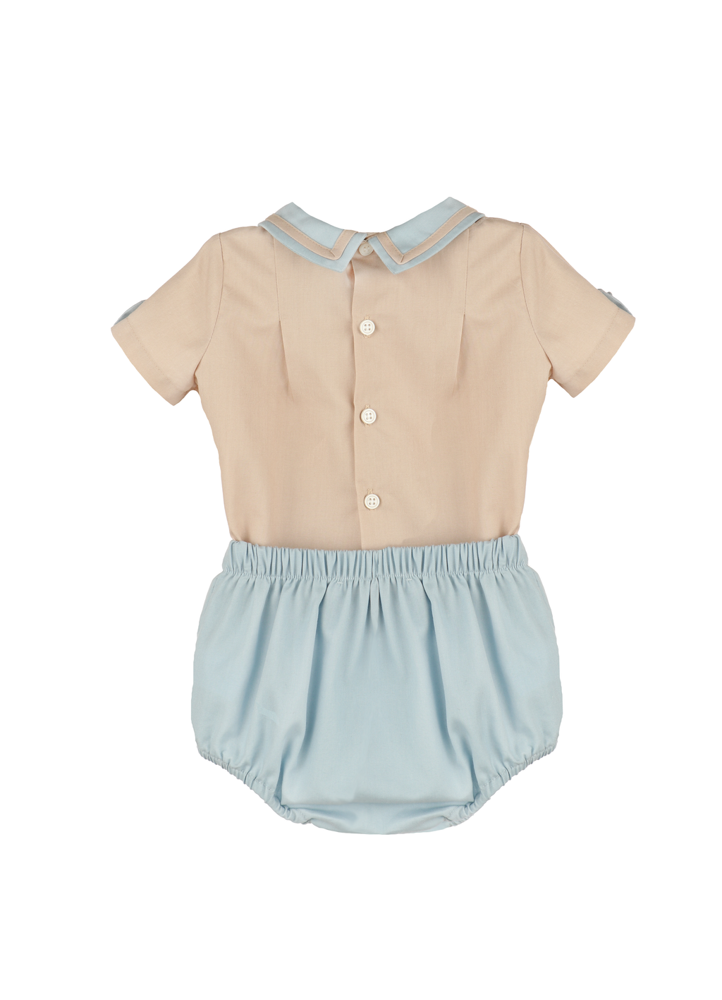 Sophie & Lucas: Oatmeal & Chambray Boy Set