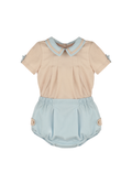 Sophie & Lucas: Oatmeal & Chambray Boy Set