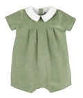 Sophie & Lucas : Heirloom Cord Boy Bubble - Green