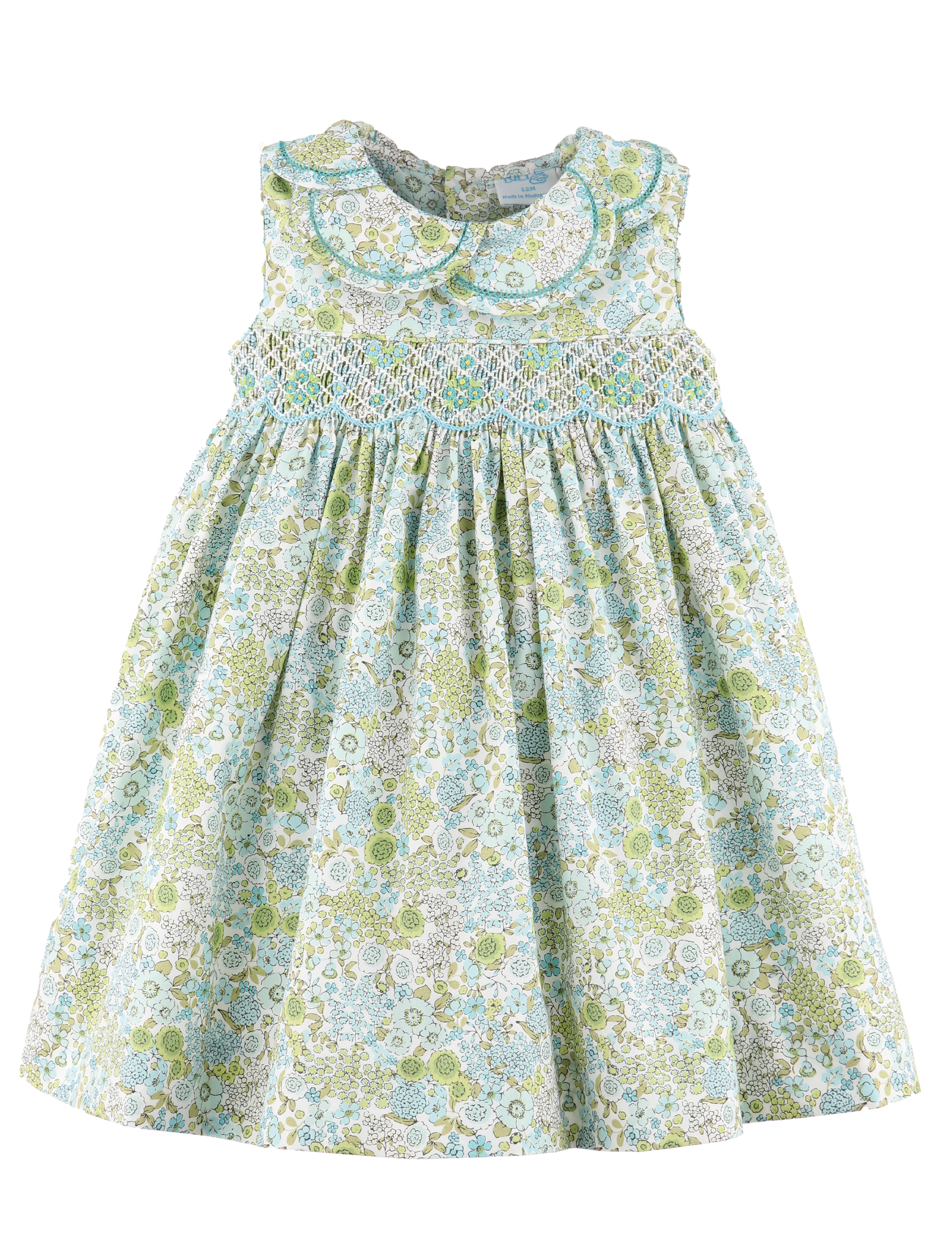 LULI & ME: FLORAL BOUQUET PETAL COLLAR DRESS