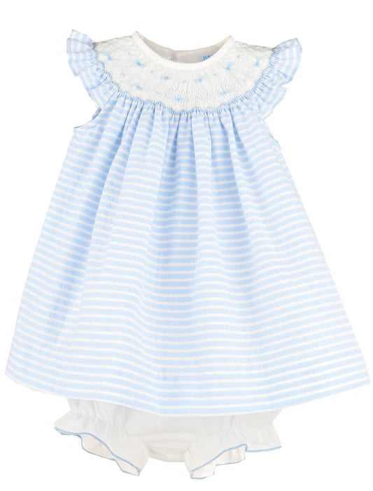 LULI & ME : Plumeti Stripes Bishop - Blue