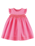 LULI & ME: FIL A FIL SMOCK RUFFLE DRESS