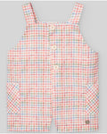 PAZ RODRÍGUEZ: “GRANJA” Boys Multi Color Squares Romper