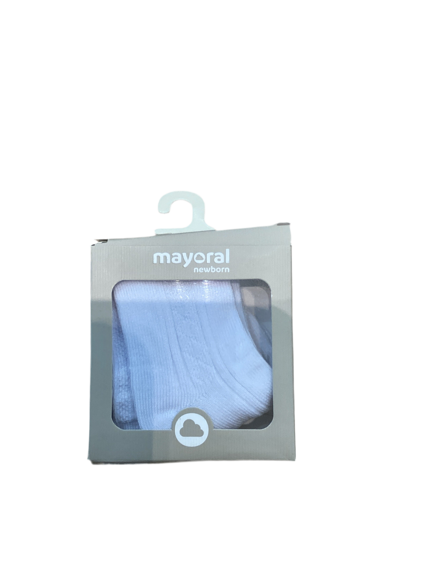 MAYORAL: 2 PAIRS WHITE SOCKS