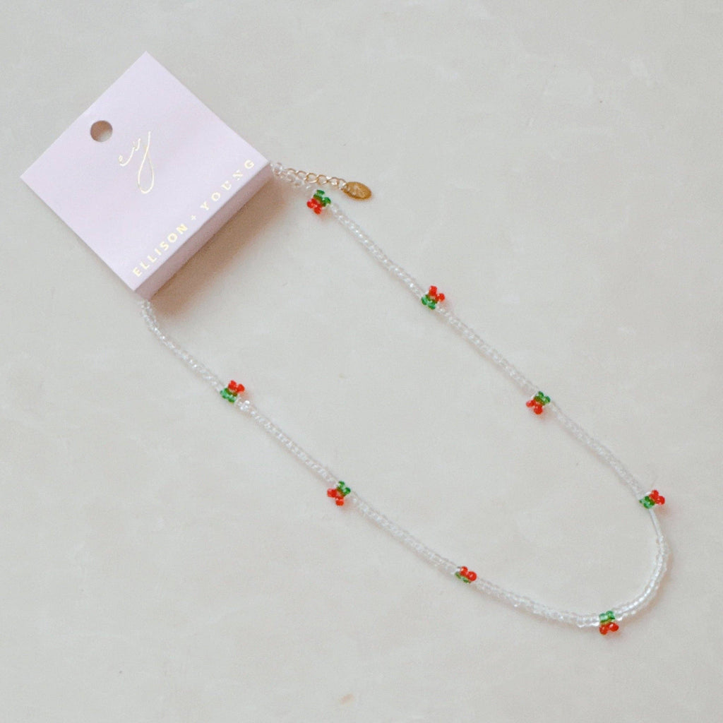 Ellison & Young : Cherry Dotty Beaded Necklace