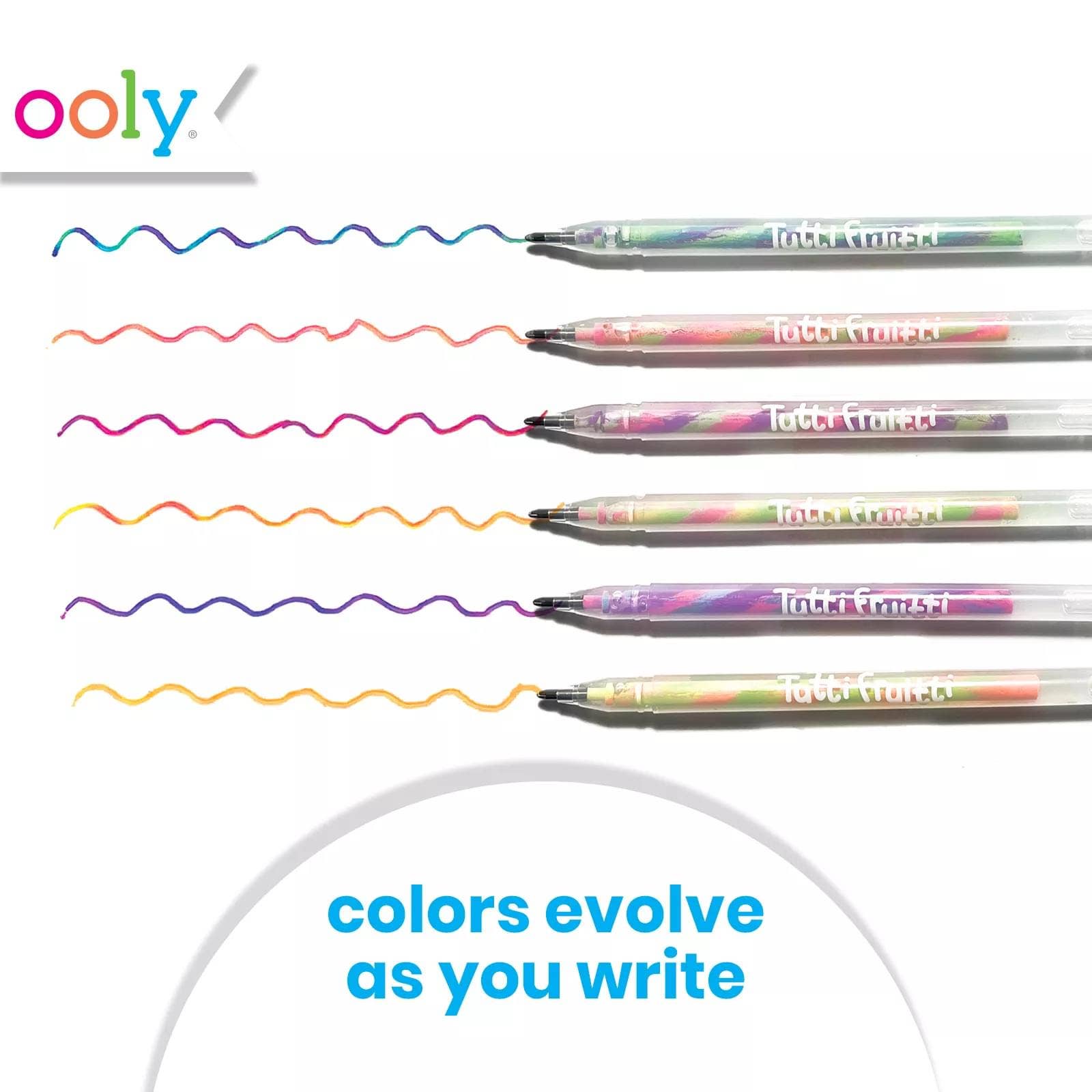 Tutti Fruitti: Scented Multi-Colored Gel Pens (Set of 6)