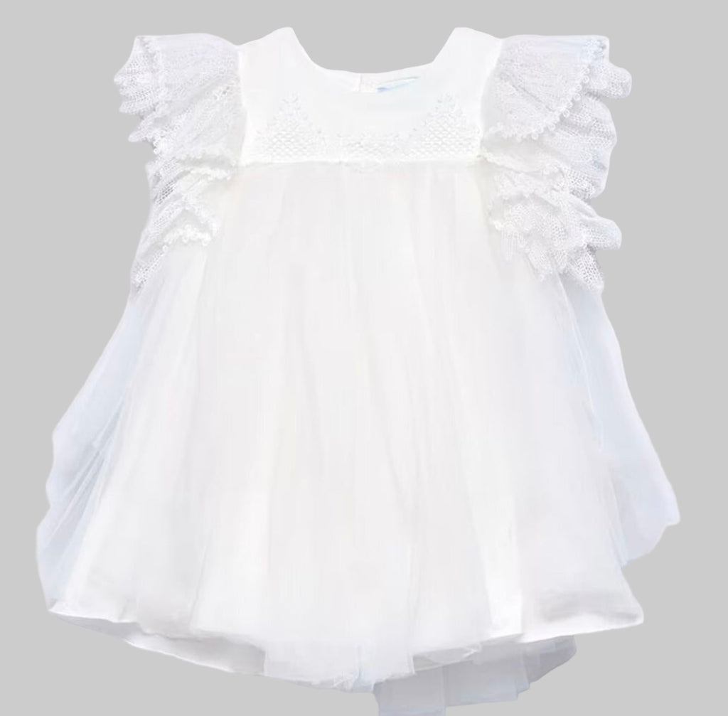 Abel & Lula White Tulle Dress