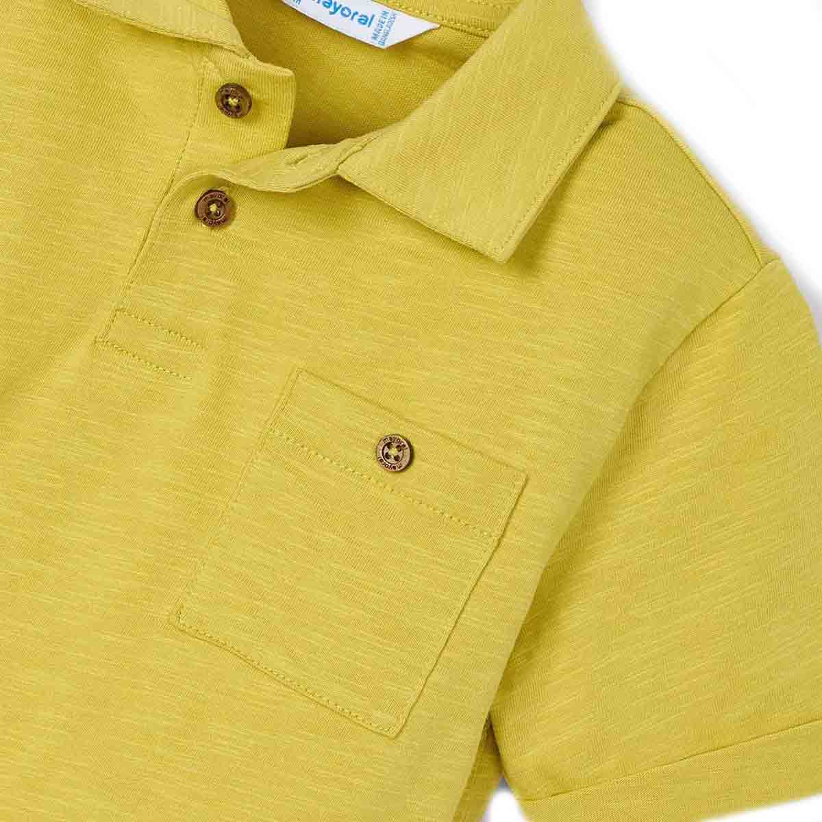 MAYORAL: BOYS MUSTARD YELLOW POLO