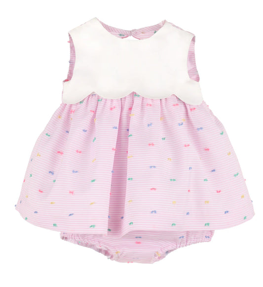SOPHIE & LUCAS : PLUMETTI PARTY SCALLOP DRESS