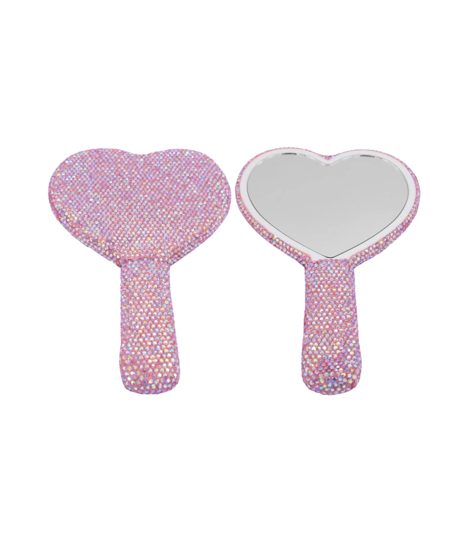 BARI LYNN: CRYSTALLIZED SMALL HEART MIRROR