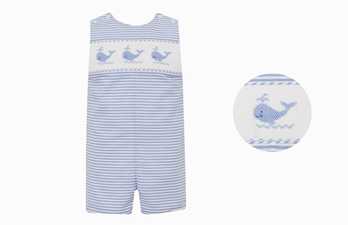 ANAVINI: WHALES BOY ROMPER