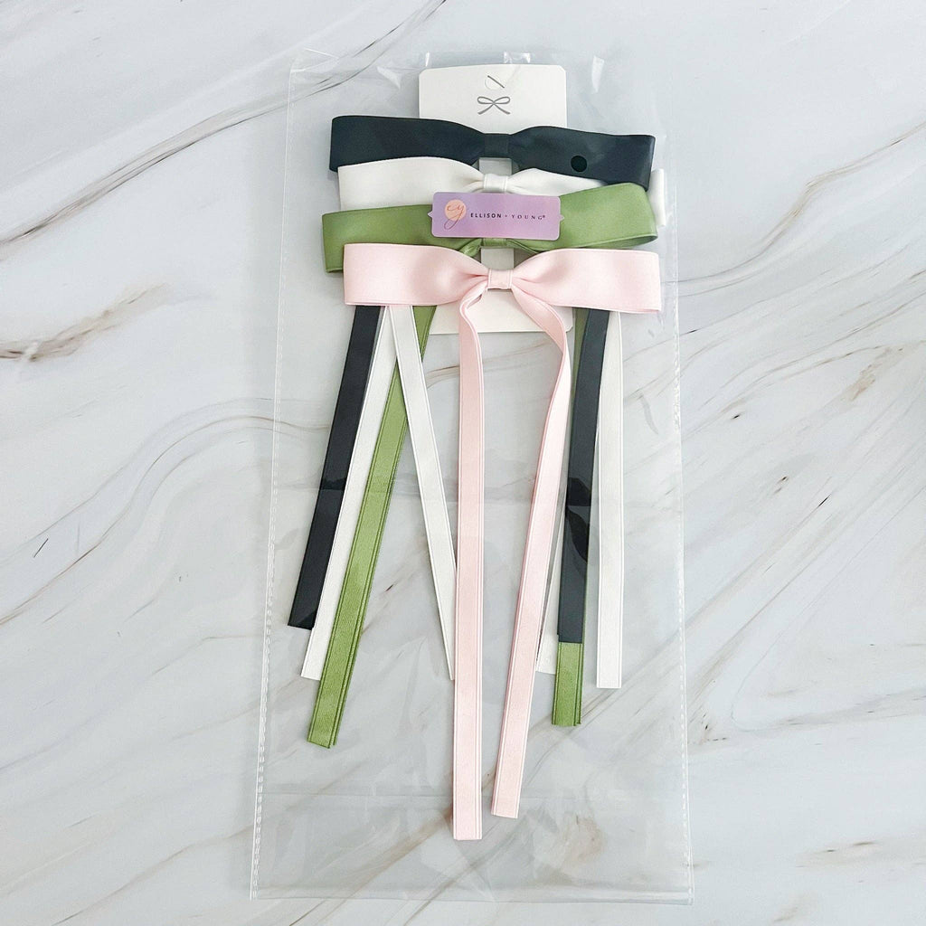 Ellison + Young : Ballerina Slim Bow Hair Clip
