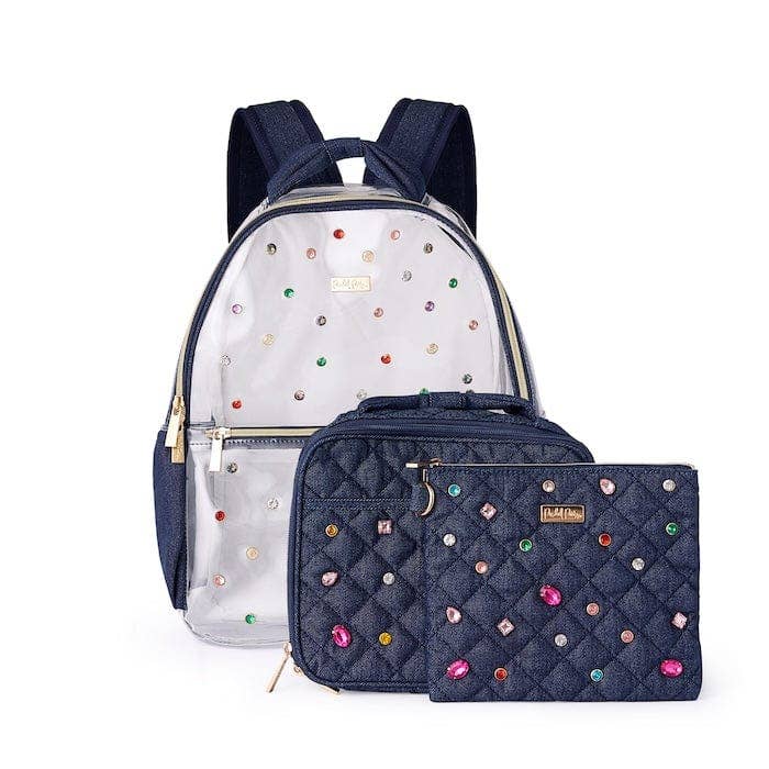 PACKED PARTY: Denim & Gems Quilted Lunchbox