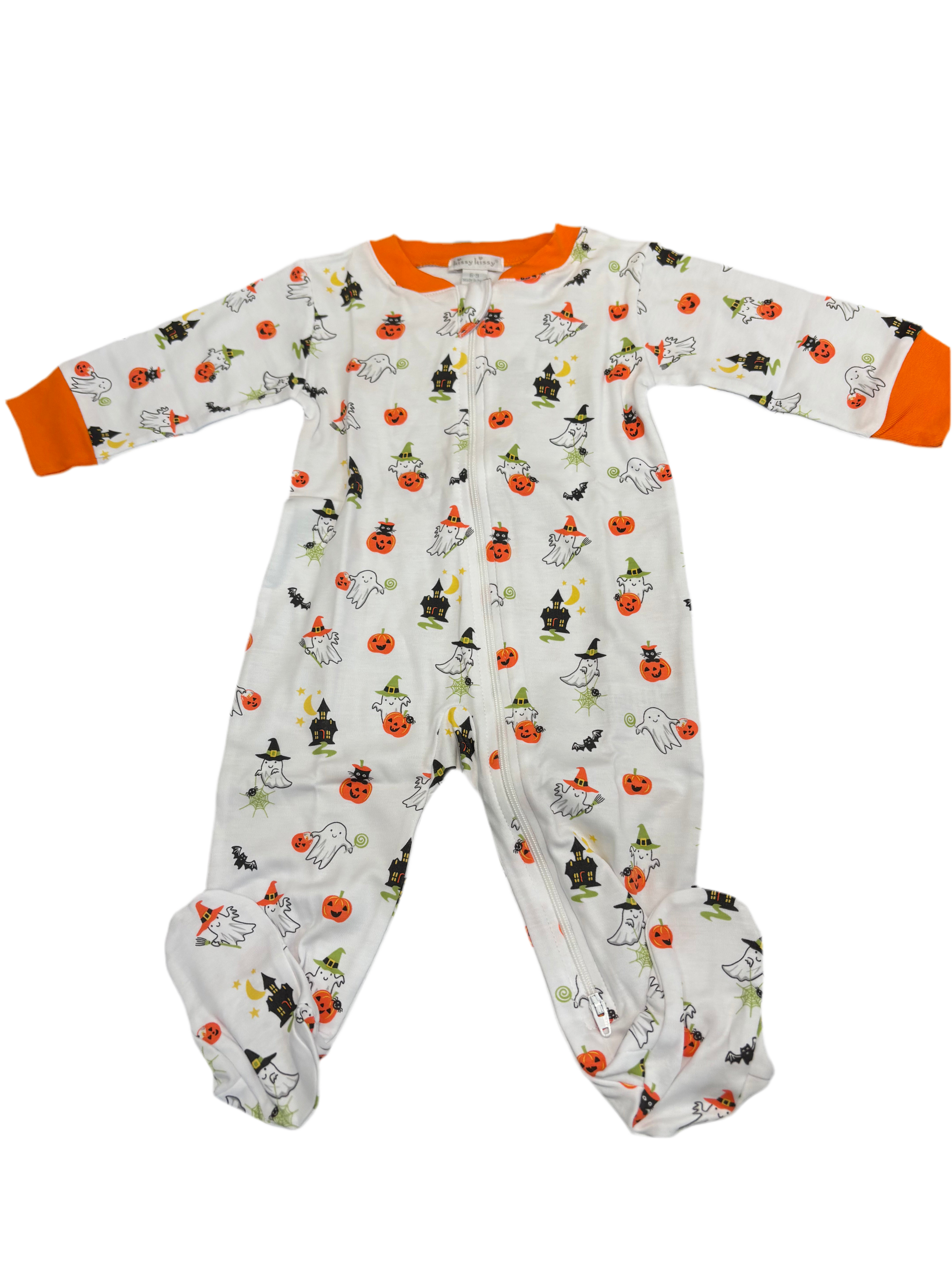 KISSY KISSY: HALLOWEEN FOOTIE PRINT