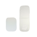 White Pima Burp Cloth
