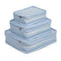 MINT : BLUE GINGHAM STACKING SETS