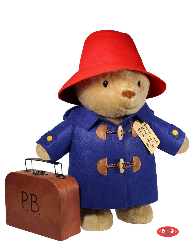 YOTTOY : CLASSIC PADDINGTON BEAR 16'' SOFT TOY W/ SUITCASE