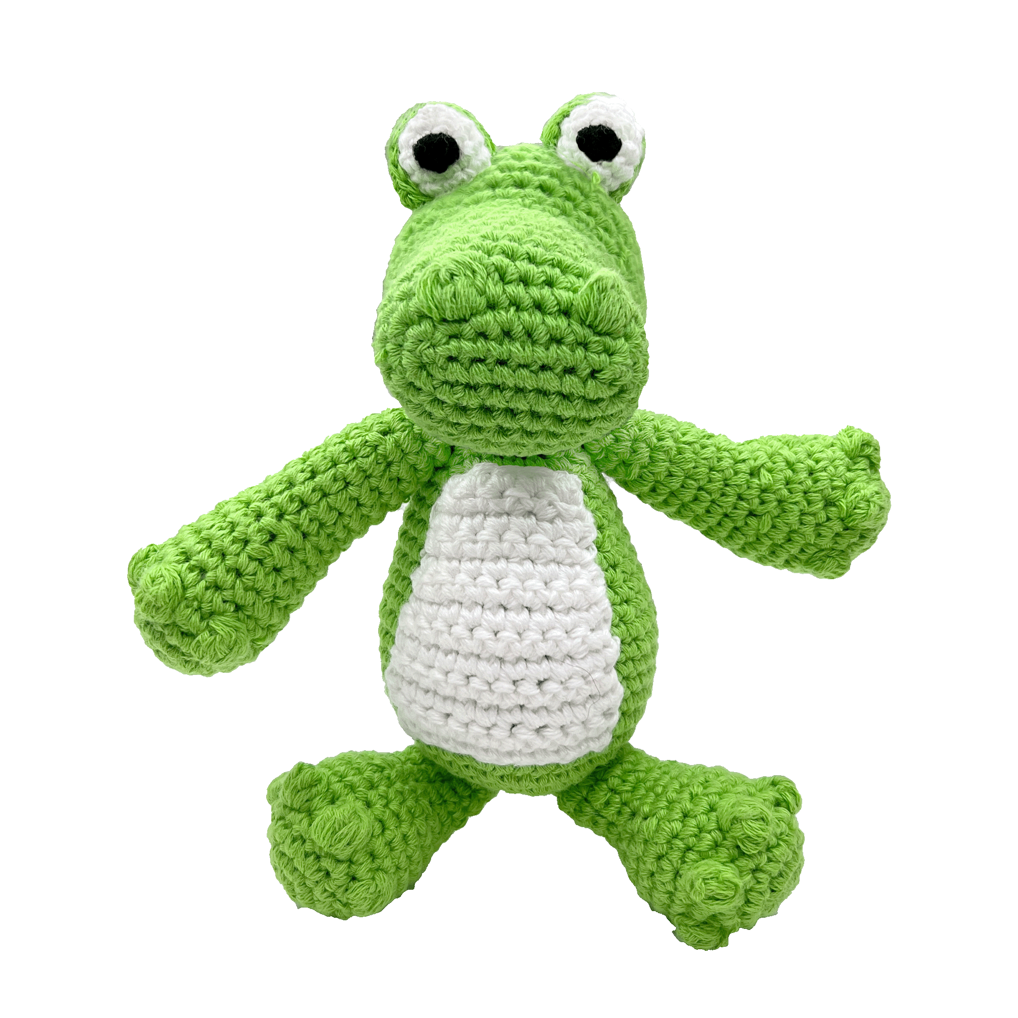 ZUBLES: CROCHET ALLIGATOR RATTLE