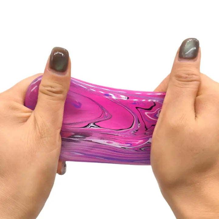 Pink Marble Cube