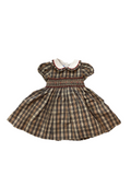 ANAVINI: Burberry Inspired CHARLOTTE Khaki & Brown Plaid Float