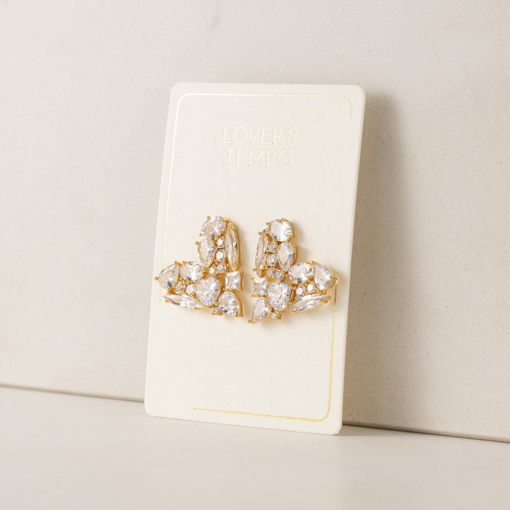 Debut Heart Stud Earrings