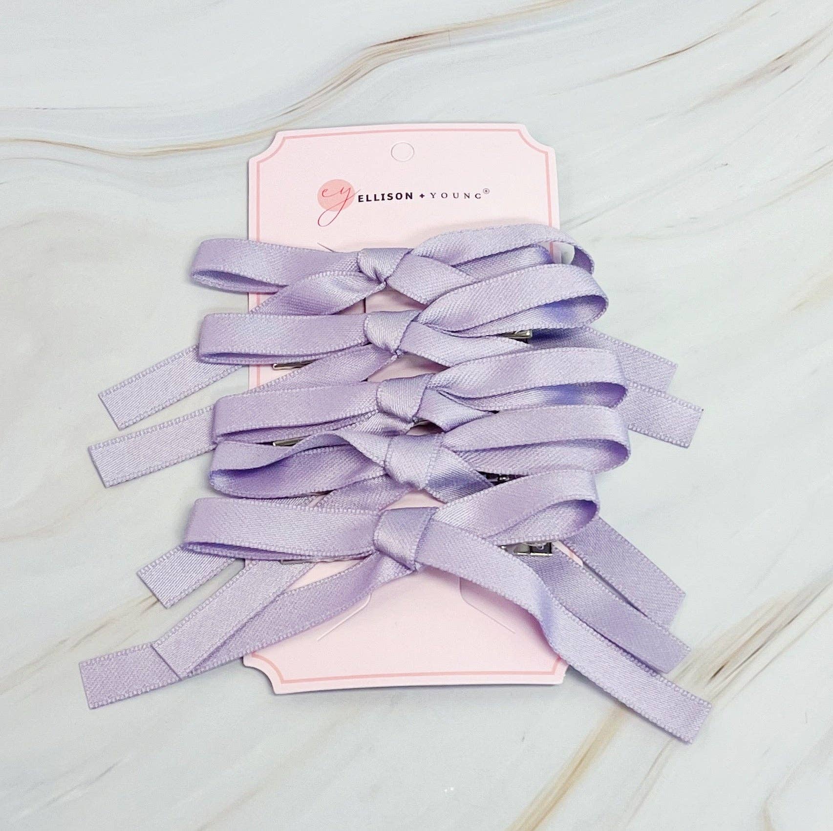 Ellison & Young : Solid Bow Hair Clip
