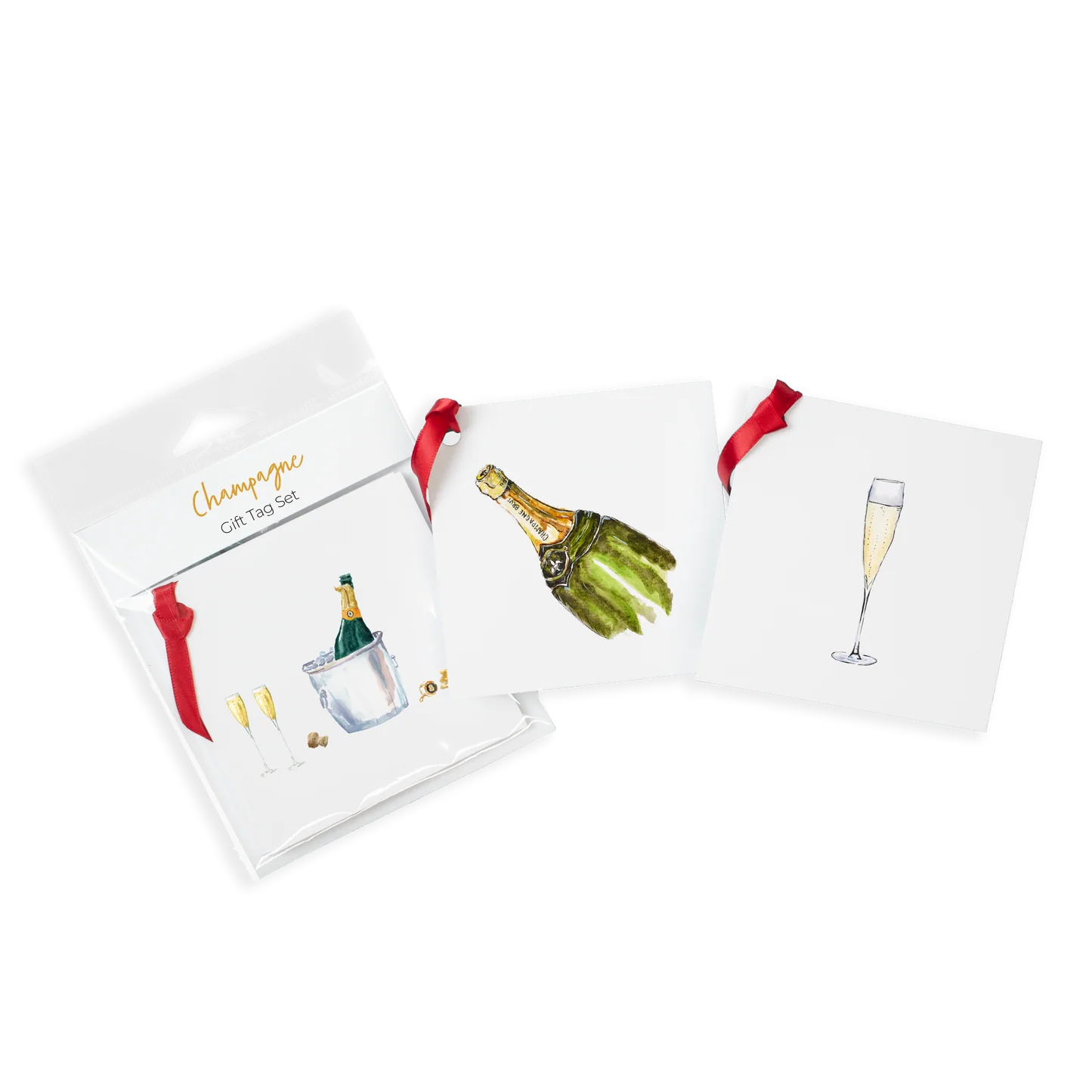 TAYLOR PALADINO: CHAMPAGNE GIFT TAG SET