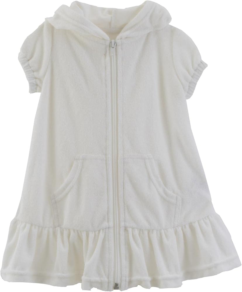 KICKEE : SOLID RUFFLE SWIM COVERUP